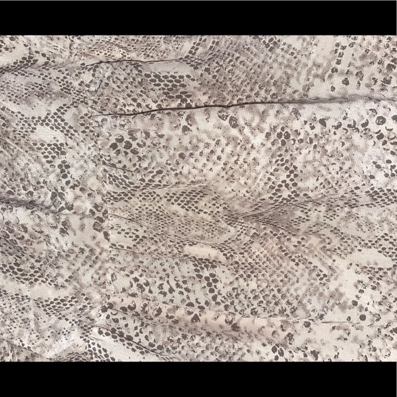 Rebecca Taylor Midi Braided Snakeskin Dress - Picture 4 of 5